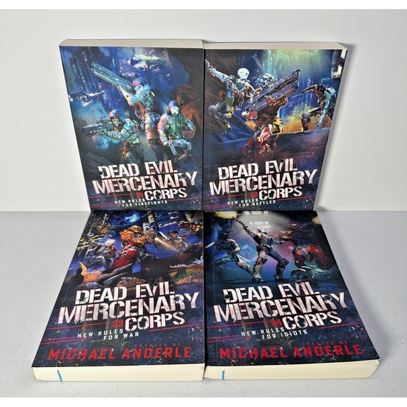 Other - Dead Evil Mercenary Corps Series Boooks 1-4 Michael Anderle New Hard to Find